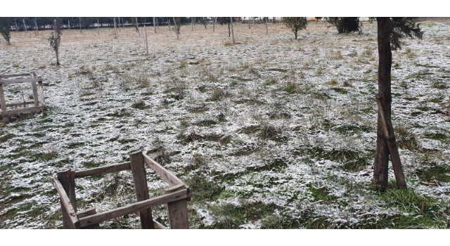 Malkara’da kar yağışı