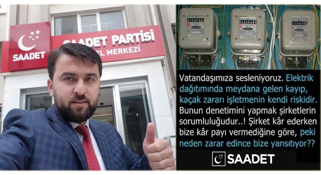 Saadet Partili Enes Kiremitçi; “TREPAŞ ile Ortak Mıyız?”