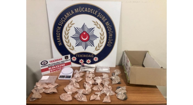 Tekirdağ’da uyuşturucu operasyonunda 2 kadın 2 kilo uyuşturucuyla yakalandı