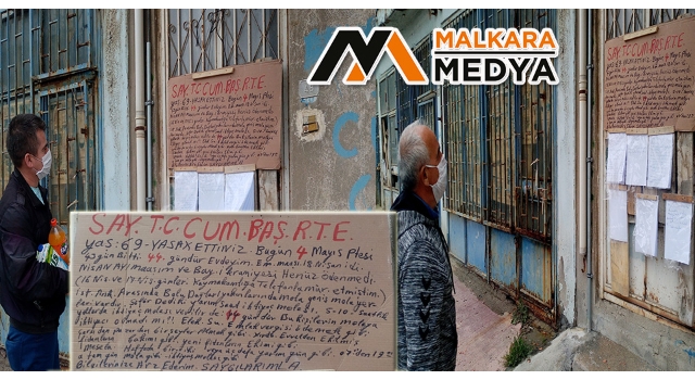 Malkara'da kapıya astığı yazıya şaşıp kaldılar, kimse anlayamadı