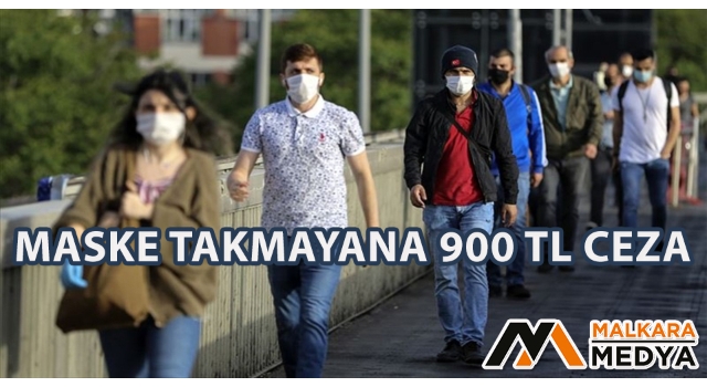 Tekirdağ’da maske takmayana 900 lira ceza kesilecek