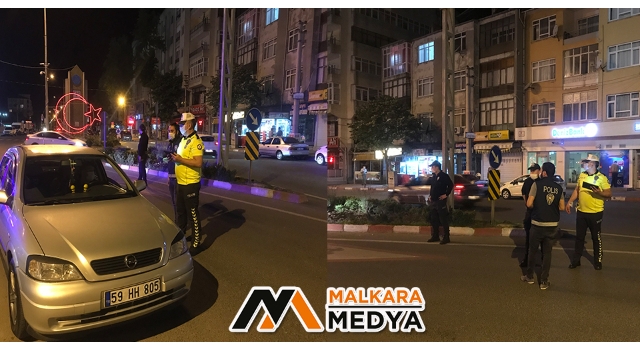 Trafik polisinden maske teyakkuzu