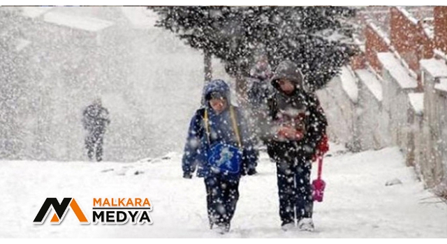 Malkara’da kar nedeniyle eğitime 1 gün daha ara verildi