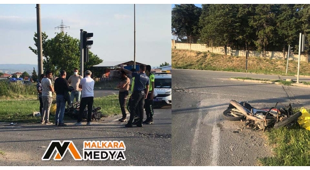 Malkara’da trafik kazası: 1 yaralı