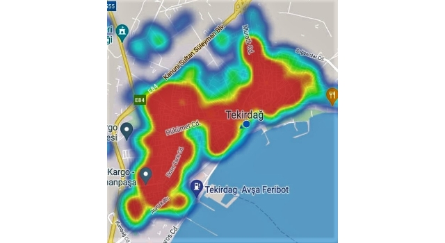 Tekirdağ’ın korona haritası kızardı