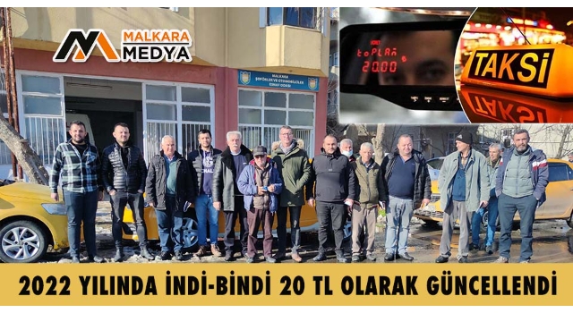 Malkara’da taksimetrelere fiyat güncellemesi yapıldı