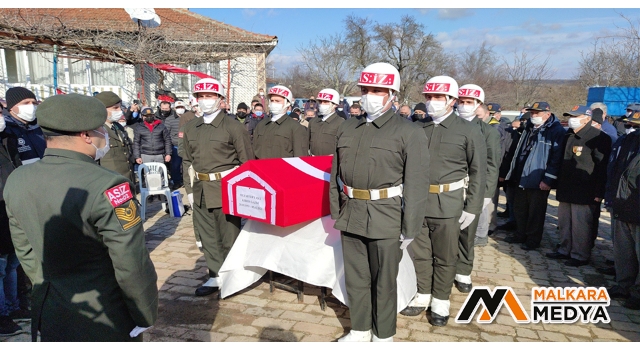 Malkara'da Kıbrıs Gazisi son yolculuğuna uğurlandı