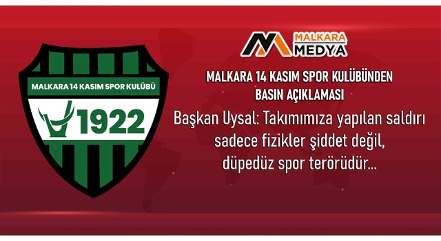 Bahadır Uysal; Takımımıza Yapılan Saldırı Düpedüz SPOR TERÖRÜDÜR!..