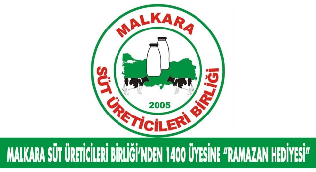 Malkara Süt Üreticileri Birliği’nden 1400 Üyesine “Ramazan Hediyesi”