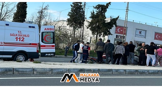 Malkara'da otomobilin çarptığı genç kız ağır yaralandı