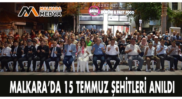 Malkara'da 15 Temmuz Şehitleri Anıldı