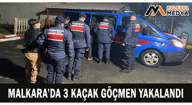 Malkara’da 3 kaçak göçmen yakalandı