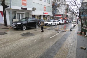 Malkara’da dolu ve sağanak yağış