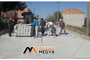 Malkara’da Yol Yapım Çalışmaları Devam Ediyor