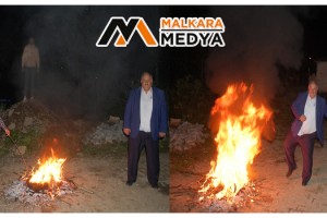 Malkara'da hıdrellez ateşi yakıldı