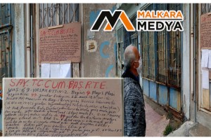 Malkara'da kapıya astığı yazıya şaşıp kaldılar, kimse anlayamadı