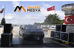 Korona için sınır kapılarına fanlı dezenfektan üniteleri kuruldu