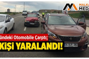 Malkara’da Trafik Kazası; 1 Yaralı