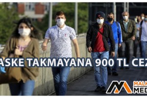 Tekirdağ’da maske takmayana 900 lira ceza kesilecek