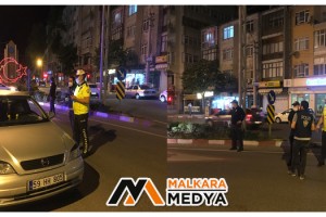 Trafik polisinden maske teyakkuzu