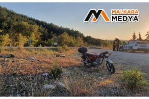 Malkara - Şarköy yolunda motosiklet takla attı: 2 yaralı