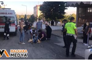 Malkara’da motosiklet kazası: 2 yaralı