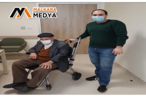 Malkara'da 92 yaşında korona virüsü yendi