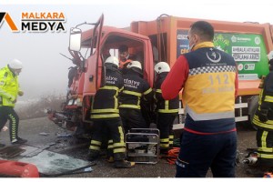 Malkara’da 11 araç birbirine girdi: Sıkıştığı çöp kamyonunda “Canım çok acıyor, çıkarın beni bu kamyondan" diye bağırdı