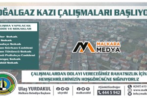 Malkara’da Doğal Gaz Kazı Çalışmaları Başlıyor