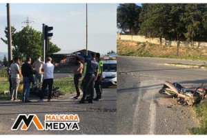 Malkara’da trafik kazası: 1 yaralı