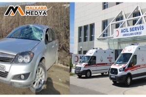 Malkara’da trafik kazası: 2 yaralı