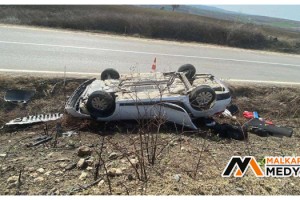 Malkara-Şarköy yolunda kaza: 1 yaralı