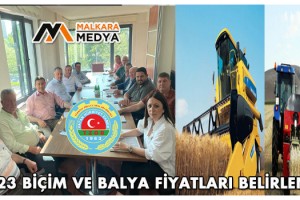 2023 Biçim ve Balya Fiyatları Belirlendi