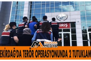 Tekirdağ'da terör operasyonunda 2 tutuklama