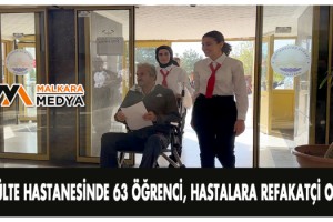 Fakülte hastanesinde 63 öğrenci, hastalara refakatçi oldu