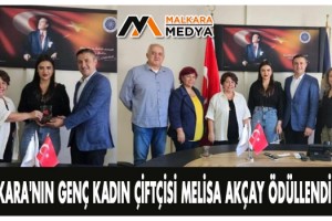 Malkara'nın Genç Kadın Çiftçisi Melisa Akçay Ödüllendirildi